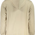 CALVIN KLEIN MEN'S BEIGE ZIPLESS SWEATSHIRT